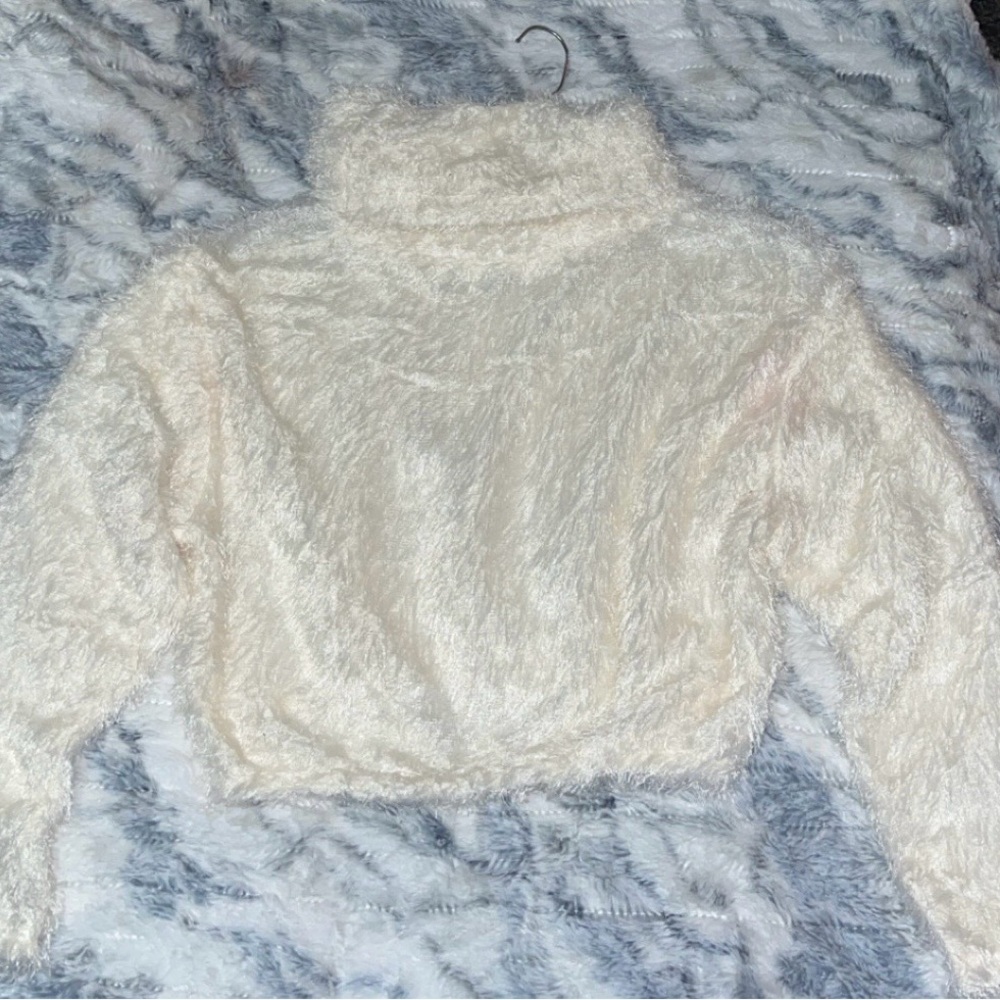 Cozy White Turtleneck Sweater